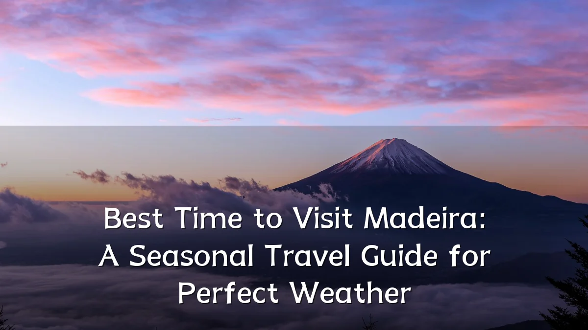 Best Time to Visit Madeira: A Seasonal Travel Guide for Perfect Weather
