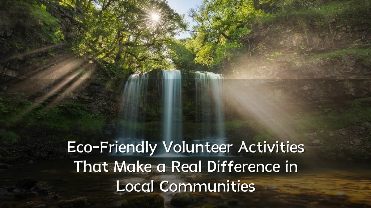 Eco-Friendly Volunteer Activities That Make a Real Difference in Local Communities