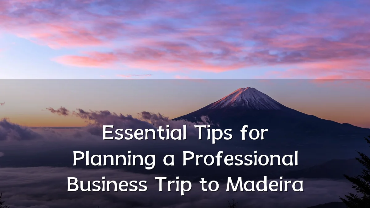 Essential Tips for Planning a Professional Business Trip to Madeira