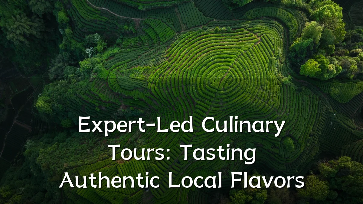 Expert-Led Culinary Tours: Tasting Authentic Local Flavors