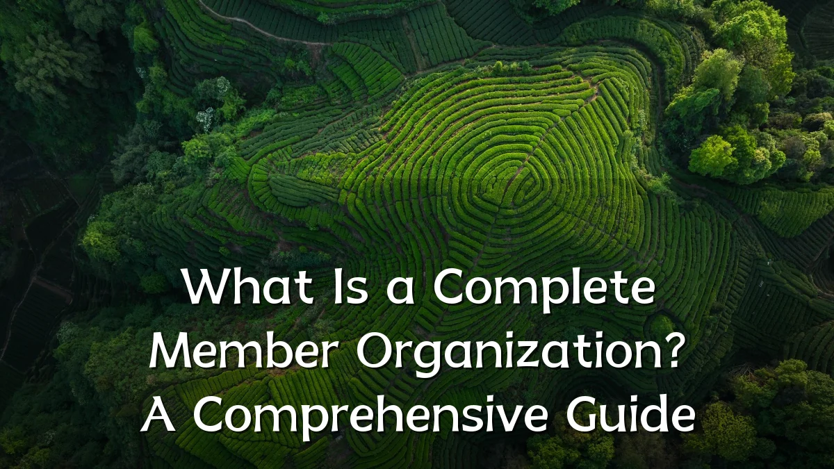 What Is a Complete Member Organization? A Comprehensive Guide