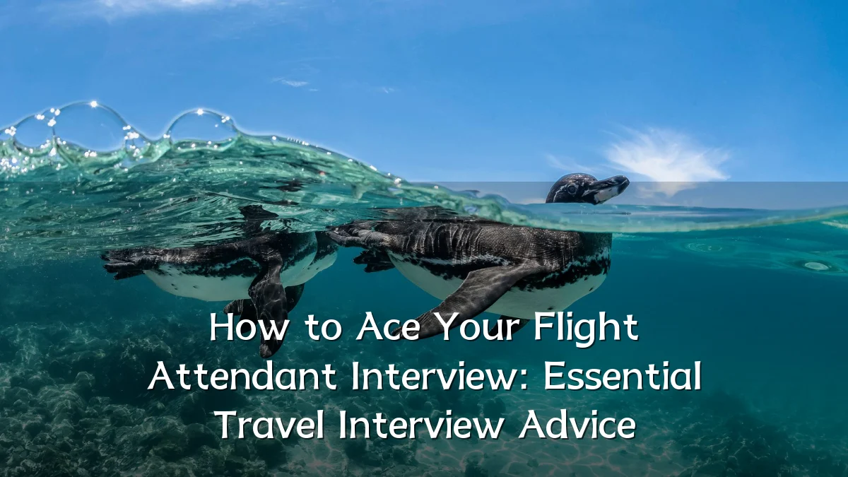 How to Ace Your Flight Attendant Interview: Essential Travel Interview Advice