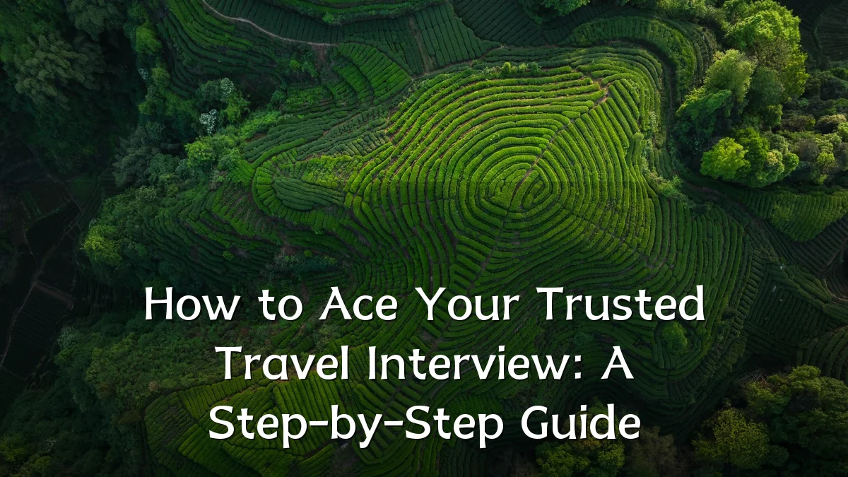 How to Ace Your Trusted Travel Interview: A Step-by-Step Guide