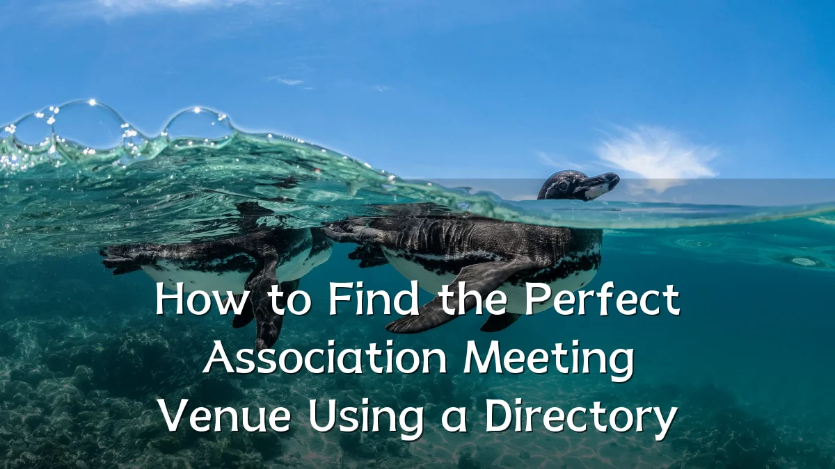 How to Find the Perfect Association Meeting Venue Using a Directory