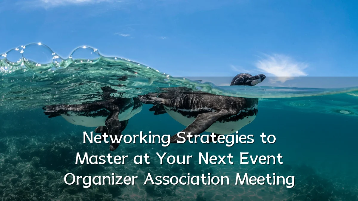 Networking Strategies to Master at Your Next Event Organizer Association Meeting